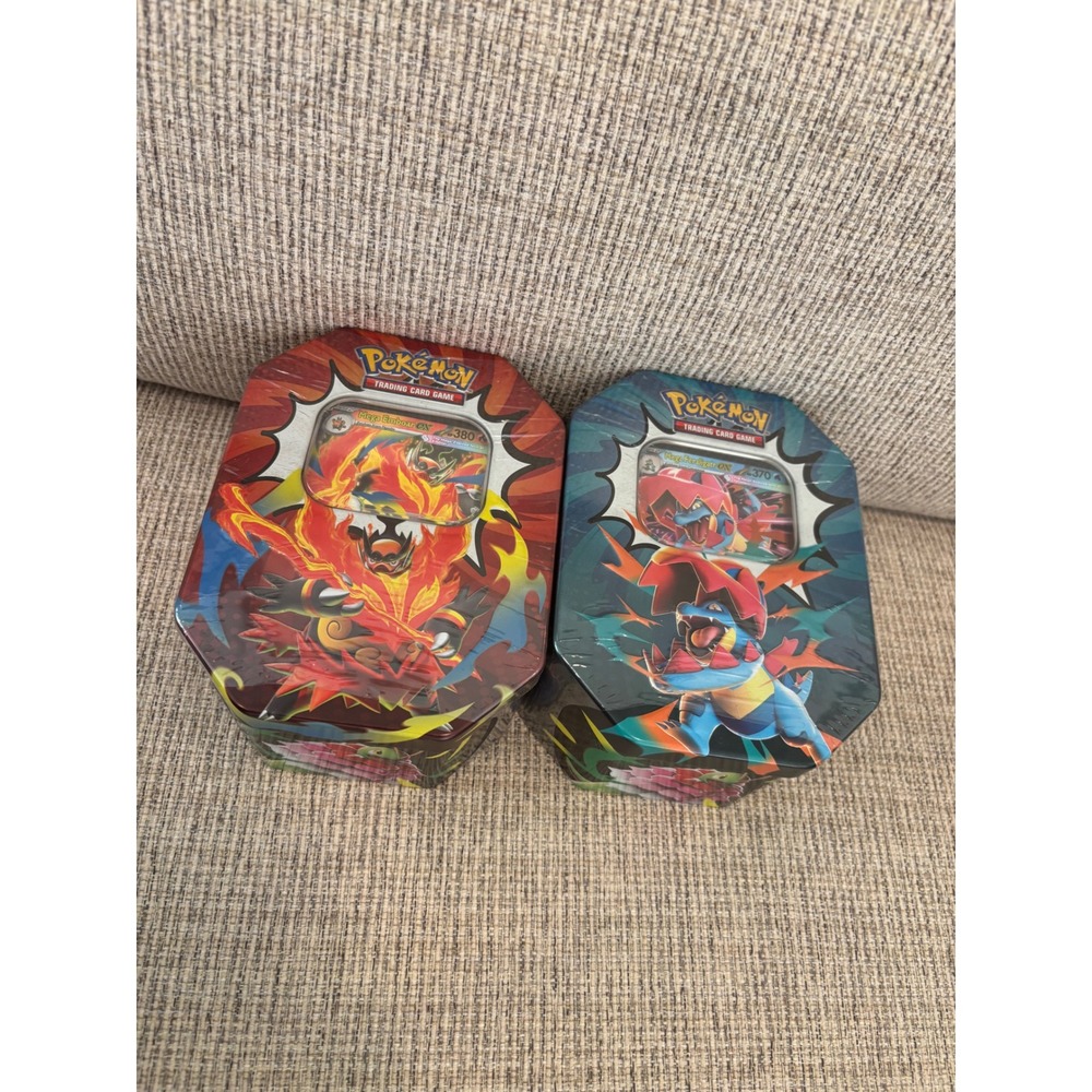 Pokémon Ascended Heroes Tin 2x Mega Evolution Set Of 2